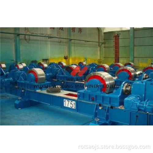 60000kg Steel / Rubber Welding Roll Rotator With Lubricatio